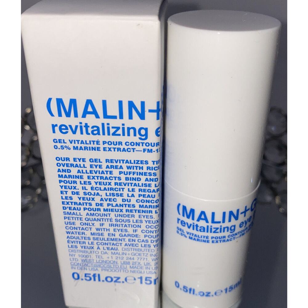 Malin + Goetz Revitalizing Eye Gel Anti Aging Marine Extract 0.5 fl oz Full Size